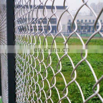 6 Foot 9 Gauge High Quality Used Chain Link Fence Price Galvanized and Pvc Coated Wire Fence for Sale