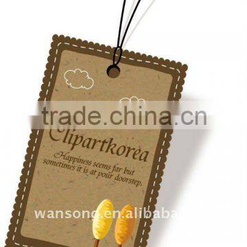 High quality paper hand tag for garment