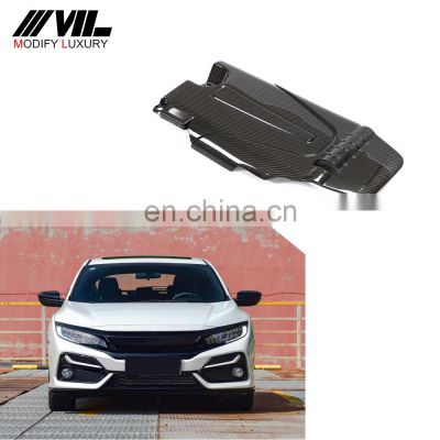 Modify Luxury Dry Carbon Fiber Engine Cover for Honda Civic 10th 2016-2021