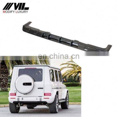 G Class Carbon Fiber Car Rear Diffuser Spoiler for Mercedes Benz G Class G63 AMG 2019-2010