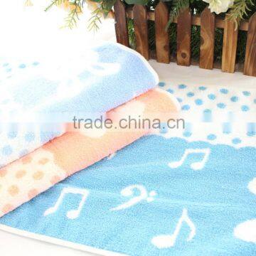 Towel Manufactory Customized White Rabbit Pattern Yarn-edyed Pure Cotton Children Towel photo-5