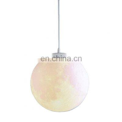 Creative moon chandelier modern dining room bedroom study light nordic acrylic single head moon Pendant light