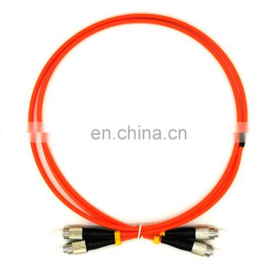 High Quality FC Duplex Multi Mode 50/125 62.5/125 LSZH PVC Jacket  Fiber Optic Patch Cord Fiber Jumper