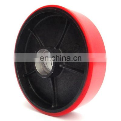 Polyurethane Mold on Cast Iron Wheel for Forklift