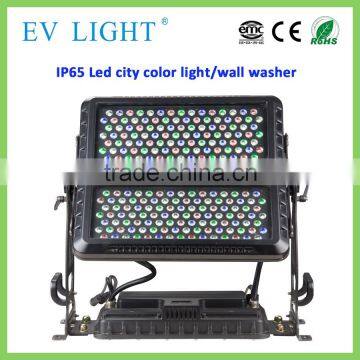 Led outdoor lighting 216pcs*3w rgbw IP65 waterproof led city wash color