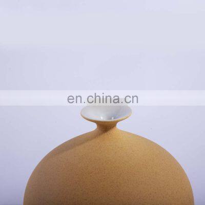 Chinese Decor Ceramic Vase Home Decorative Vintage Flowers Round Vase photo-3