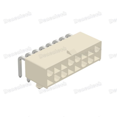 Denentech 4.20mm pitch Dual Row Right Angle DIP Wafer Connector