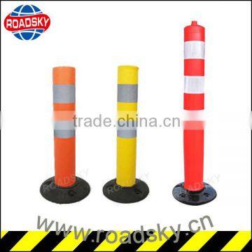 Yellow Soft Flexible Bollards Parking