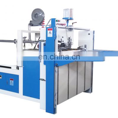 Corrugated Carton Box Semi Automatic Folder Gluer / Folding Gluing machine for corrugated box