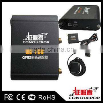 wholesale the newest powerful conqueror car/vehicle gps tracker without sim card