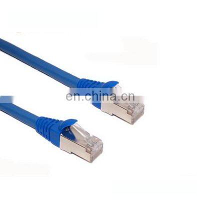 Gold Plated Sftp Cat7 Ethernet Cable Patch Cord Flat Rj45 3m 25ft 100ft Cat 7 Plug Network Cable photo-4