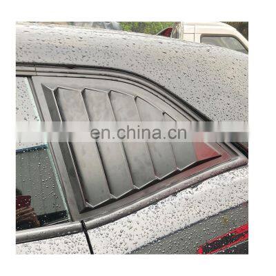 Honghang Factory ABS Plastic Window Cover Side Louvers Vent For Dodge Challenger 2015 Up Car Exterior Rear Window Louvers Cover