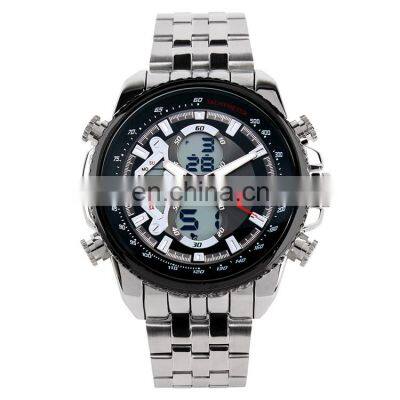 relojes hombre Skmei 0993 luxury stainless steel back 3atm water resistant analog digital watches for men