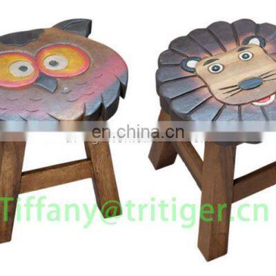 Mini Wooden Craft Stools Handmade Furniture Wooden Stool photo-3