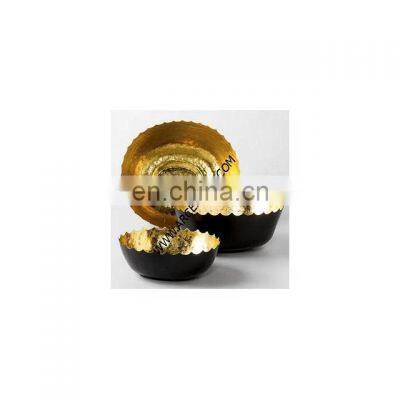 black & gold bowl