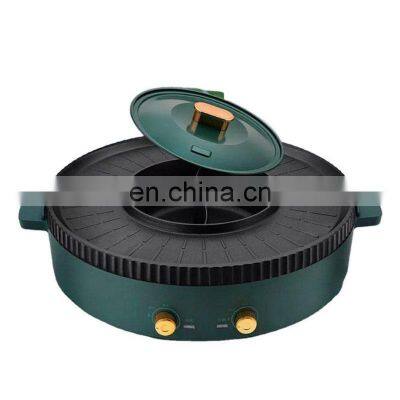 Smokeless Commercial Teppanyaki Mini Hotpot Bbg Sandwich Round Electric Salamander Grill photo-5
