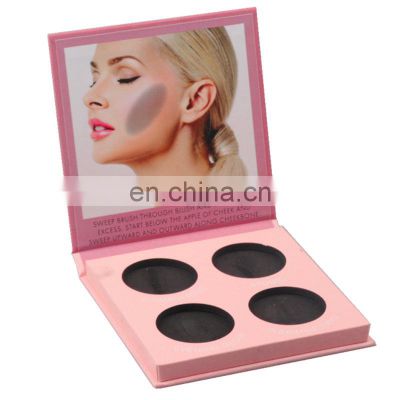 Paper Magnetic Palette 4 Colors Makeup Pan Paper PackageCustom