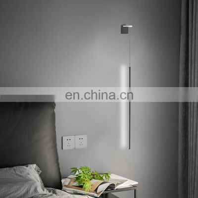 New Design Decoration Black Aluminum Acrylic Bedroom Living Room Indoor Modern LED Wall Sconce