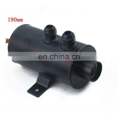 AUSO Aluminum Auto Parts AN10 Twin Port Tank Can Filter Oil Catch Tank Reservoir Breather photo-3