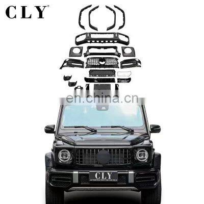 CLY Car Bumpers For 2019 2020 2021 Benz G Class W464 Upgrade AMG G63 AMG Front Car bumper GT Car Grille Wheel Arch Body kit