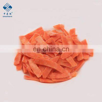Crop Top Grade Crincle Cut Straight Cut IQF Frozen Carrot Slices for Sale photo-2