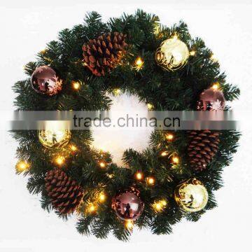 2015 party decorative indoor christmas wreath