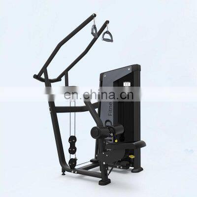 Pull Down Selectorized Pin Loaded Multi Functional Commercial Gym Equipment Function Lat Pulldown Machine