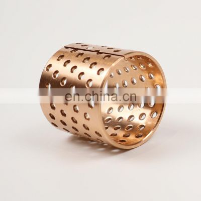 TCB902 Wrapped Bronze Bushing Made of CuSn8P With Oil Holes For Agricultural and Forest Machinery High Quality.