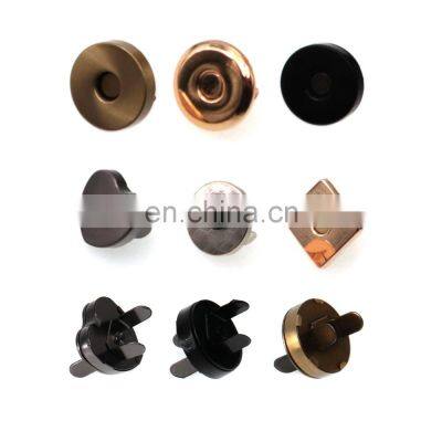 High Quality Metal Accessories Clasps Fastener Magnetic Snaps Buttons With Locking Disks Washers photo-2