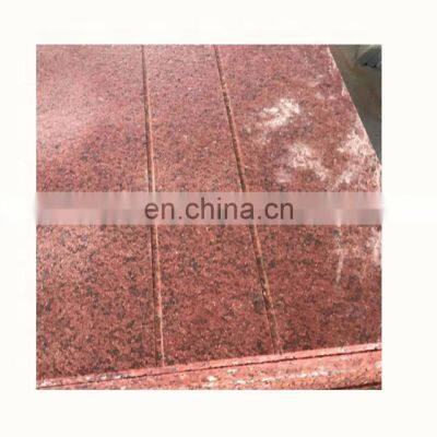 Flamed dyed red granite tiles