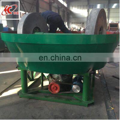 1500 Wet Pan Mill for Alluvial Gold Ore Processing Line Grinding Gold Machine Wet Pan Mill For In Sudan