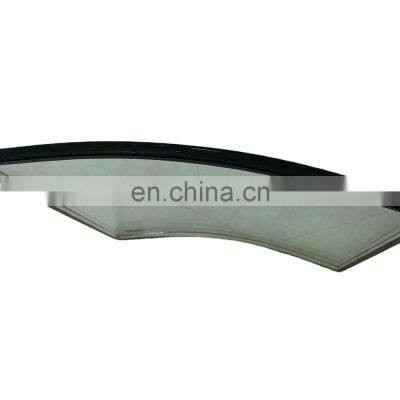 Bent Insulated Glass Tempered Double Glazing Curved Glass Manufacturer Air or Argon Spacer photo-2