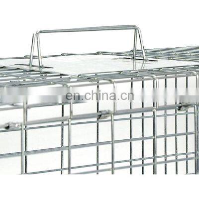 Live Rabbits, Cat, Squirrel, Raccoon, Mole, Gopher, Groundhogs, Opossums Catch and Release Cage Humane Metal Animal Cage Trap photo-2