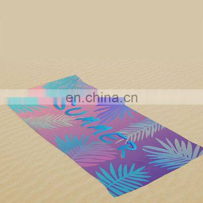 Wholesale Canada Bright Striped Luxury Eco Friendly Turkish Custom Sand White Summer 2022 Personalized Beach Towels