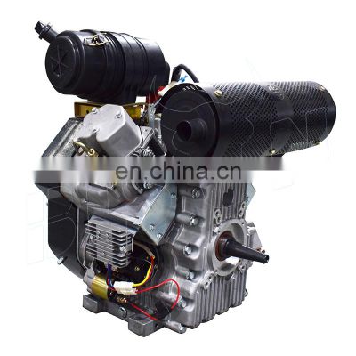 chinese small air cooled 2cylinder 20hp diesel engines