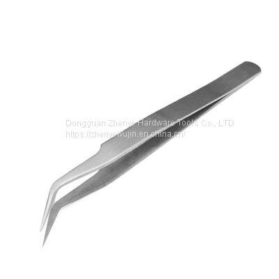 High Precision Tweezers ST-15 302 Stainless Steel Antimagnetic Acid Proof Elbow Tweezers Clock Maintenance Tool