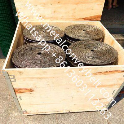 304 Stainless Steel Wire Mesh Ladder Chain Conveyor Belt