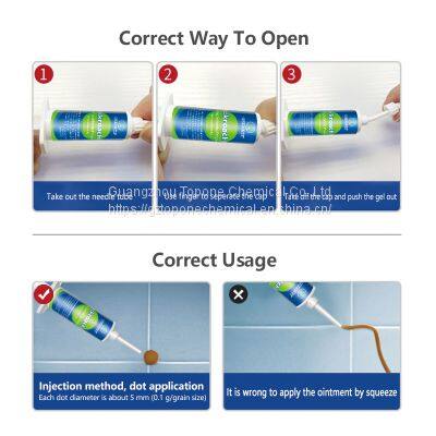 Topone 10g Cockroaches Killing Gel Bait Syringe for Killing Cockroaches Efficiently Safely photo-3