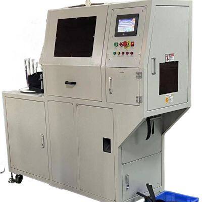 Automatic zipper point cutting bundling machine(Dual Strip）