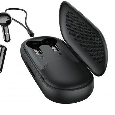 Outdoor Portable 2 In 1 Mini Wireless Blue Tooth Speaker Small Mobile Music Stereo Earbuds and Speaker Box photo-4