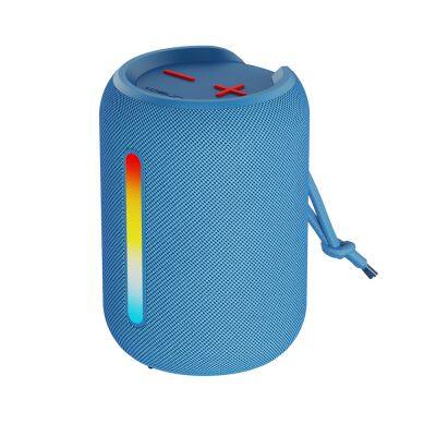 BT speakers TF AUX sports subwoofer colorful RGB light wireless IPX6 waterproof portable speaker