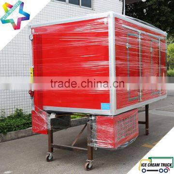 2.7m eutectic truck body for hyundai H100 truck chassis ice cream truck