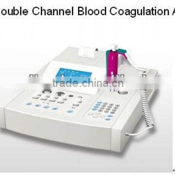 Double Channel Blood Coagulation Analyzer for sale manufacturer in china AJ-1322