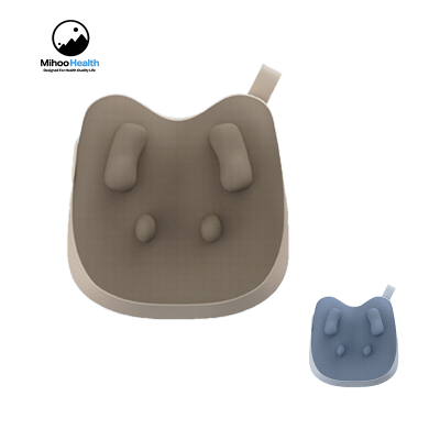 Pilha de massagem para o pescoço aquecível e portátil com correia elástica para uso em cadeiras MH-NS03
