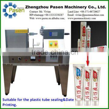 Semi-auto Ultrasonic Tube Sealing Machine for Plastic Tube Sealing of Toothpaste, Cleansing Foam