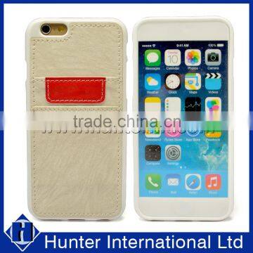 Back Card Slot TPU Gel For 6S Case