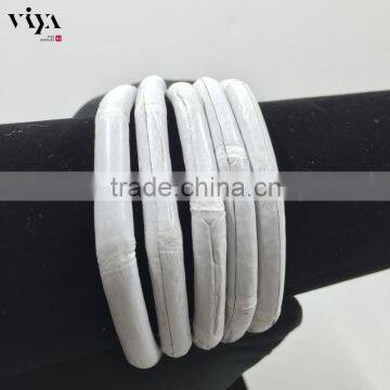 2016 Viya New Arrival 4mm5mm6mm Lizard Leather Cord TOP Sale Luxury Leather Jewelry for Men Bracelet photo-5
