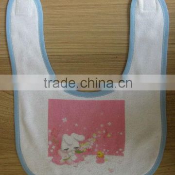 custom print sublimation blank baby bibs