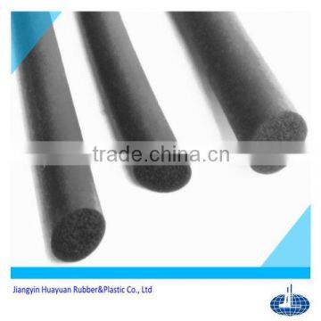 Jiangyin Huayuan supply (free sample) all kinds of high flexible epdm sponge/solid 5mm rubber cord