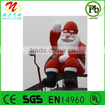 Inflatable Xmas display, outdoor blow up Santa